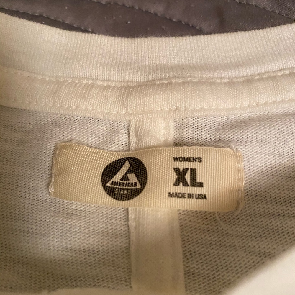 White long sleeve top